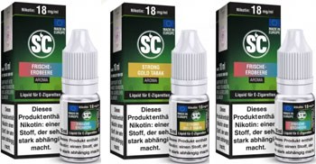 SC Liquid mit 6mg/ml Nikotin