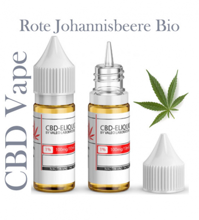 Valeo Liquid Rote Johannisbeere Bio mit 100mg CBD