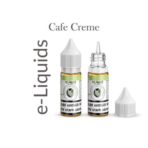 Nikotin Liquid Cafe Creme mit 0mg