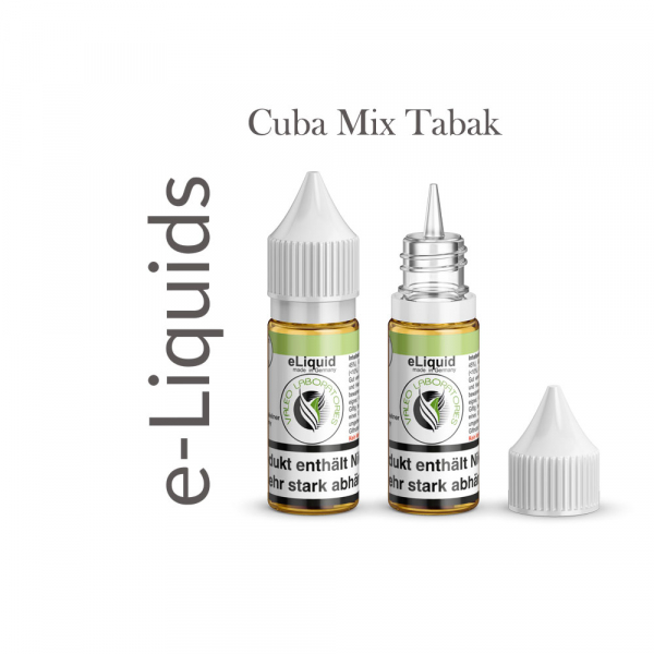 Valeo Liquid Cuba Mix mit 3mg Nikotin